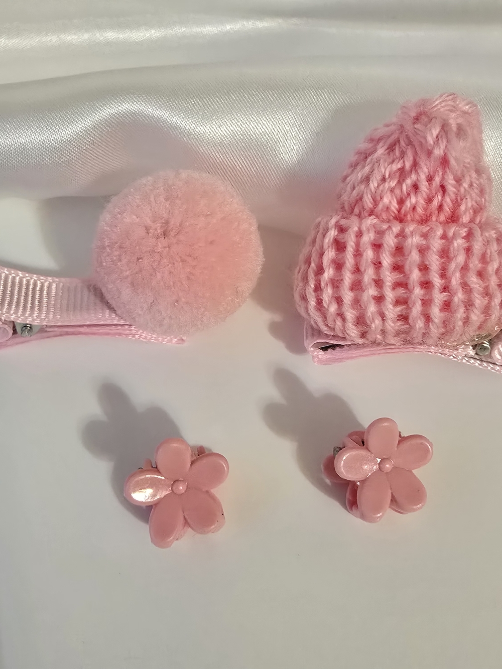 18pc-Girls Pink Hair Accessories Set – Assorted Princess Clips & Bands - Picture 3 of 6
